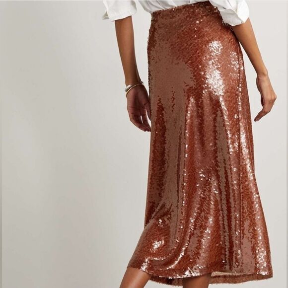 A.L.C. Reese Sequin Midi Skirt Size 0 NWT - Picture 3 of 12